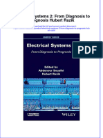 Electrical Systems 2 From Diagnosis To Prognosis Hubert Razik Full Chapter