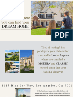 Real Estate Website in Cream Black Neo Classical Style
