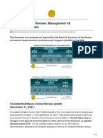 Sages.org-Clinical Spotlight Review Management of Choledocholithiasis