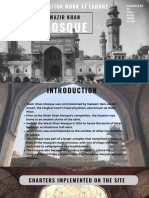 Conservation of Wazir Khan Mosque