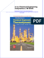 Introduction To Chemical Engineering Thermodynamics J M Smith Full Chapter