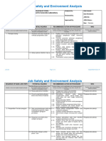 Job Safety and Environment Analysis For