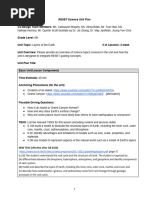 Reset 6th Grade Lesson Plans - Layers of The Earth 12 8 2023