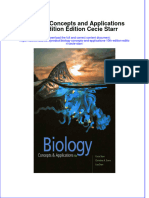 Biology Concepts and Applications 10Th Edition Edition Cecie Starr Full Chapter