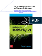 Introduction To Health Physics Fifth Edition Thomas E Johnson 2 Full Chapter