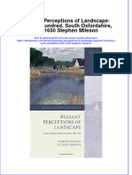 Peasant Perceptions of Landscape Ewelme Hundred South Oxfordshire 500 1650 Stephen Mileson Download PDF Chapter