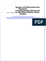 Electromyography and Neuromuscular Disorders Clinical Electrophysiologic Ultrasound Correlations 4Th Edition Edition David Preston Full Chapter