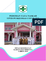 Pedoman Tata Naskah Uptd Puskesmas Cot Ie Jue: Dinas Kesehatan Kabupaten Bireuen TAHUN 2019