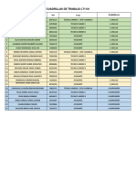 Distribucion de Cuadrillas de Trabajo LT1101