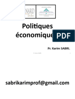 2 Politiques Économiques PR K.SABRI