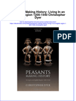Peasants Making History Living in An English Region 1200 1540 Christopher Dyer Download PDF Chapter