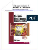 Electronic Measurements Instrumentation K Lal Kishore Full Chapter