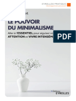 Le pouvoir du minimalisme