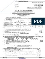 Bepc Blanc Maths 6