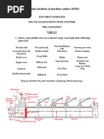 Que - Ans Bank Ship Construction I