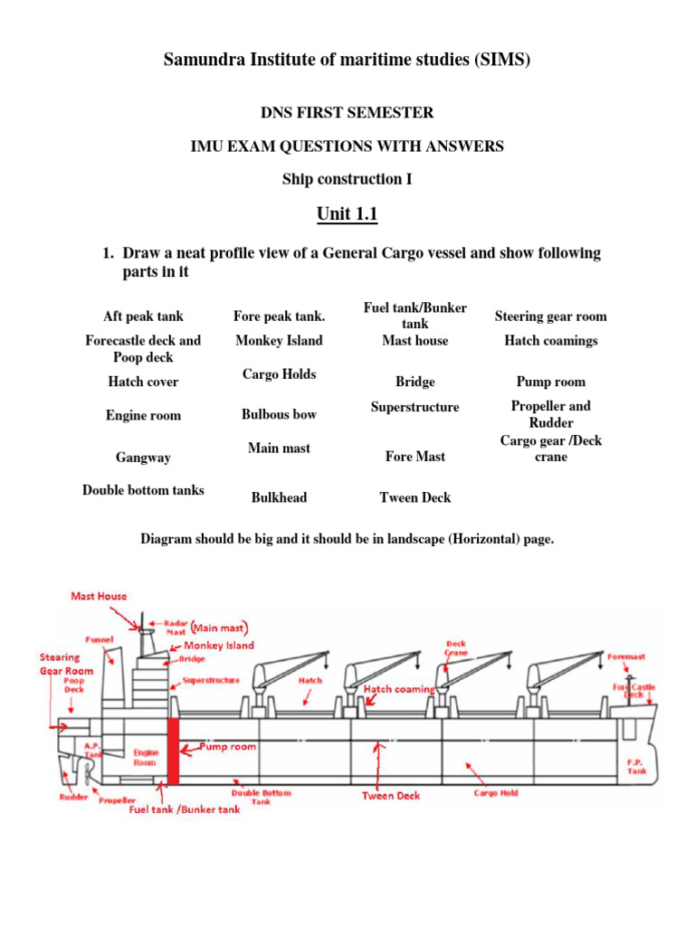 Ship Structure and Construction Overview | PDF | Shipping | Ships