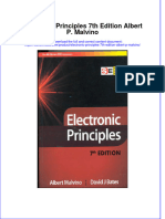 Electronic Principles 7Th Edition Albert P Malvino Full Chapter