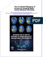 Introduction To Spatial Mapping of Biomolecules by Imaging Mass Spectrometry Bindesh Shrestha Full Chapter