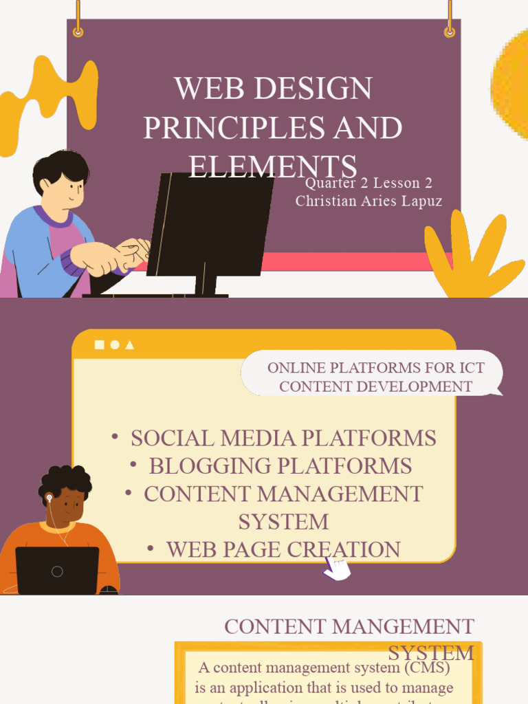 Web Design Principles and Elements | PDF | World Wide Web | Internet & Web