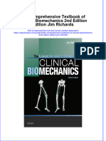 The Comprehensive Textbook of Clinical Biomechanics 2Nd Edition Edition Jim Richards Full Download Chapter
