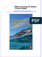 Elements of Marine Ecology 5Th Edition Frances Dipper Full Chapter