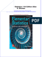 Elementary Statistics 11Th Edition Allan G Bluman Full Chapter