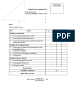 Format Penilaian Produk Diorama