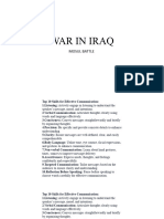 War in Iraq