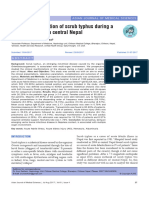 Clinical Presentation of Scrub Typhus During A Major Outbreak in Central Nepal