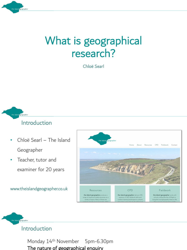Understanding Geographical Research Methods | PDF | Geography | Science