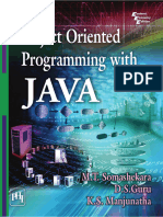 Somasekhara - OBJECT ORIENTED PROGRAMMING WITH JAVA - Sample Chapters