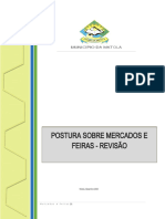 POSTURA SOBRE MERCADOS E FEIRA Aprovada pela Assembleia Municipal Dez 2020