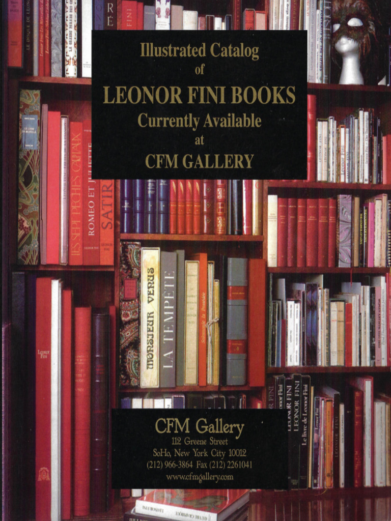 洋書 Illustrated Catalog of Leonor Fini Books LEONOR FINI, Exhibition Catalogue / 1985 | eBay