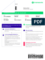 Transavia Boardingpass Marlous Smit HV6115 17-11-2023