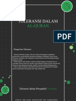 Toleransi Dalam Al-Quran