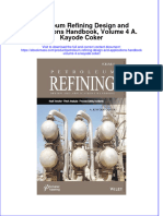 Petroleum Refining Design And Applications Handbook Volume 4 A Kayode Coker download pdf chapter