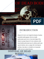 Disposal of Dead Bodies