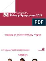 Designing Employee Privacy Program