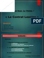 Contrat Leasing