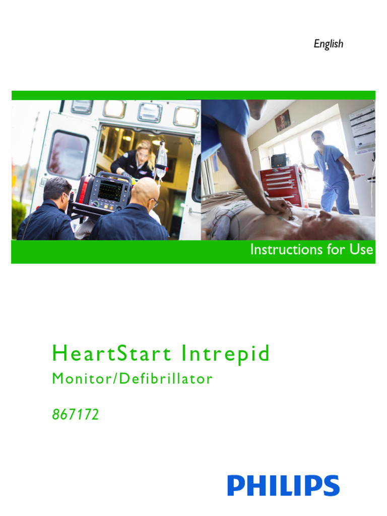 Heartstart Intrepid: Monitor/Defibrillator | PDF | Clinical Medicine