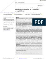 The Effect of Female Board Representation On The Level of Ownership in Foreign Acquisitions