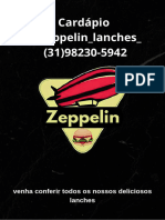 Cardápio Zeppelin