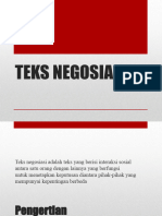 Teks Negosiasi