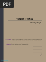 React Digital Notes