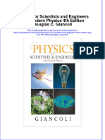 Physics For Scientists And Engineers With Modern Physics 4Th Edition Douglas C Giancoli download pdf chapter