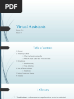 Virtual Assistants: Borisov D.A. Ktmo1-8