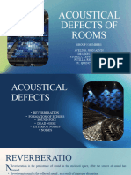 Acoustical Defects of Rooms