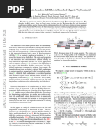 Intrinsic and Extrinsic Anomalous Hall E Ffects in Disordered Magnetic Weyl Semimetal