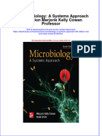 Ise Microbiology A Systems Approach 6Th Edition Marjorie Kelly Cowan Professor Full Chapter