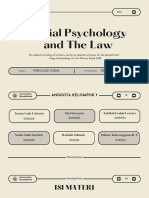 Social Psychology and The Law (Kelopok 7-2PA23)